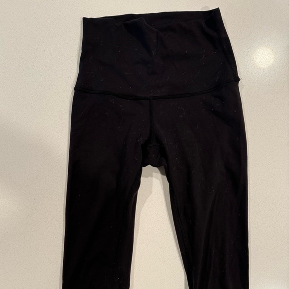 Lululemon Black WunderUnder Nulu Leggings - size 6 - black - Picture 1 of 4